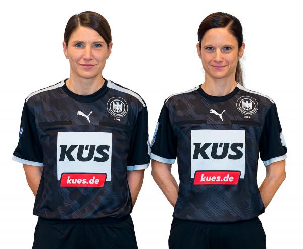 Tanja Kuttler (links) und Maike Merz sind in dieser Woche zweimal im Einsatz.