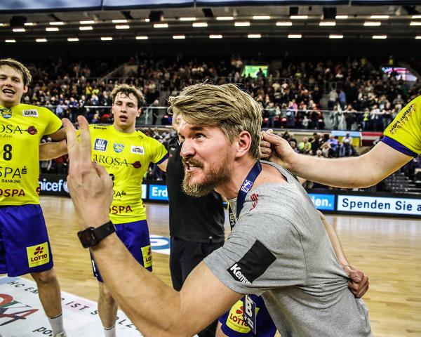 Nicolaj Andersson (Foto Archiv) und der HC Empor Rostock starteten mit einem Remis gegen den TSV Altenholz in die 3. Handball Liga.