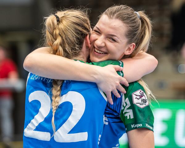 Die Frauen von Frisch Auf Göppingen (Foto Archiv) sicherten sich den Platz in der Relegation und somit die Chance auf den Aufstieg un die Rückkehr in die 1. Bundesliga.