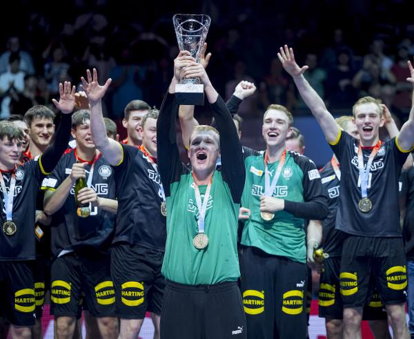 David Späth und die deutsche U21 sicherten sich den WM-Titel. 