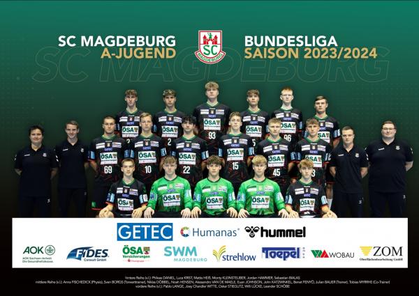 Die U19 des SC Magdeburg führt die Tabelle der Nordstaffel der Jugend Bundesliga im Handball an.