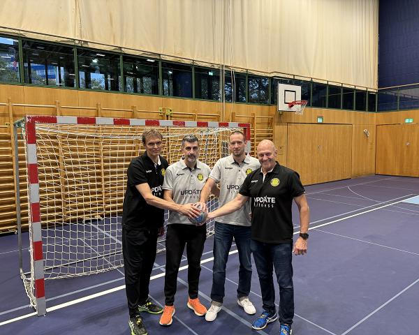 TSV St. Otmar St. Gallen, von links: Lubomir Svajlen, Tamer Cirit, Domenic Klement, Markus Burger