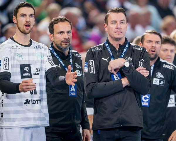 Hendrik Pekeler, Viktor Szilagyi und Filip Jicha blicken auf einen durchwachsenen Saisonstart des THW Kiel.