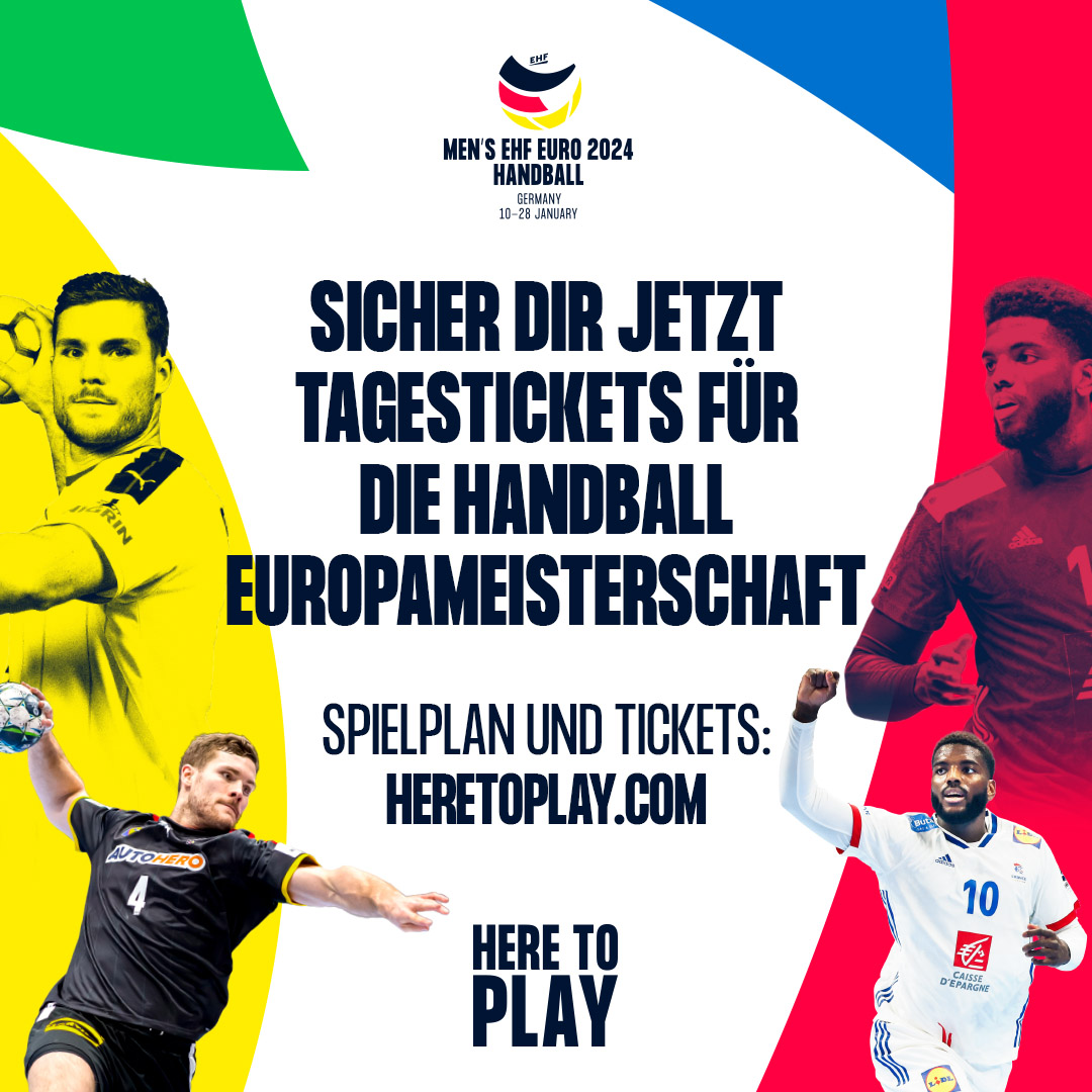 Nächste Verkaufsphase startet Weitere Ticketkontingente für die Handball-EM 2024 in Deutschland erhältlich